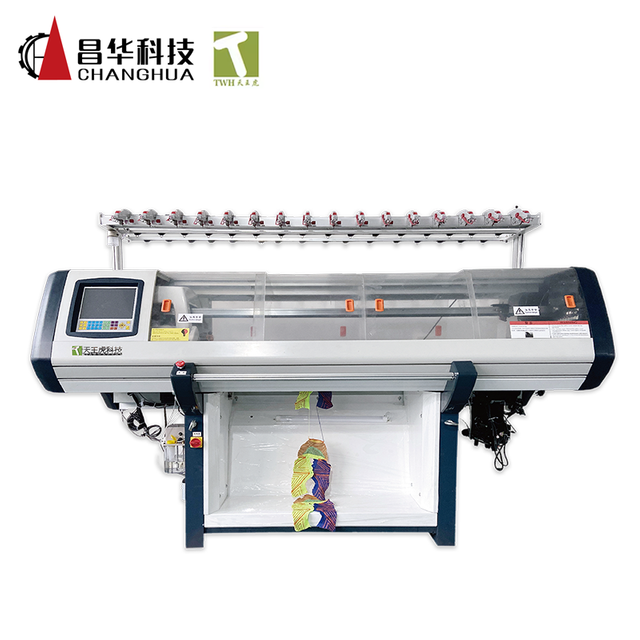 80 Inch Three System Shoe Upper Knitting Machine