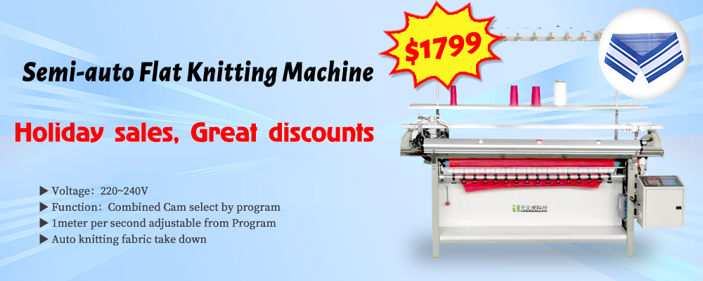 Semi-auto Flat Knitting Machine For Sale