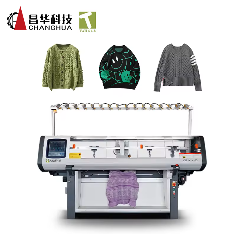 Computerize 52 inch 7G Jacquard Sweater Knitting Machine - Changhua