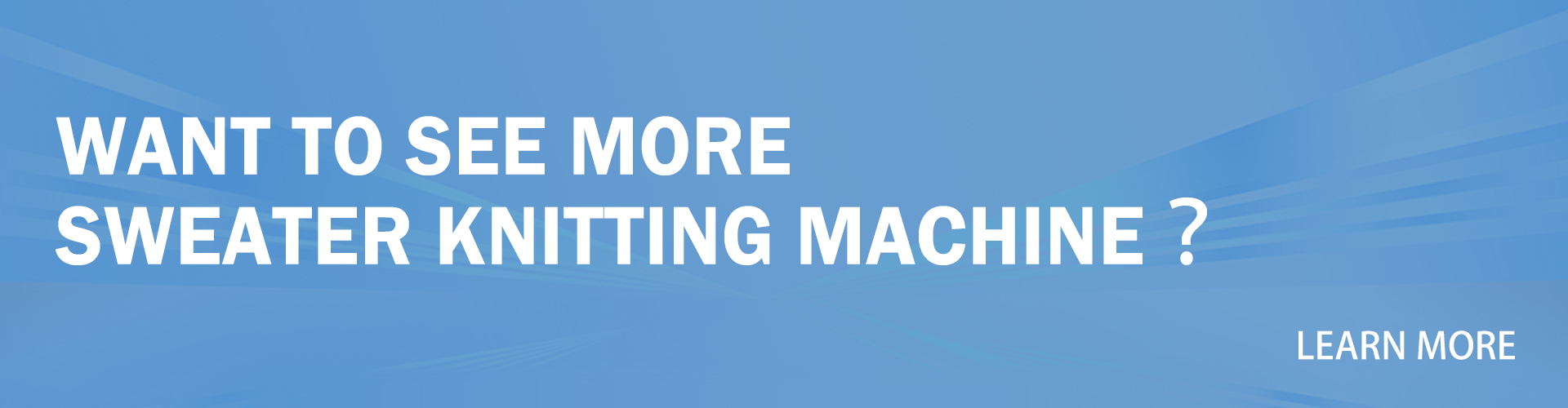 do you sweater knitting machine