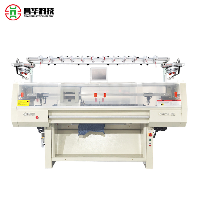 52 Inch Double System GE Computerized Scarf Flat Knitting Machine