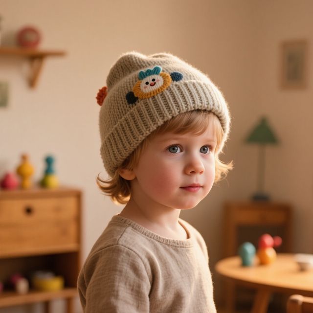 Fashion Hat For Hat Flat Knitting Machine