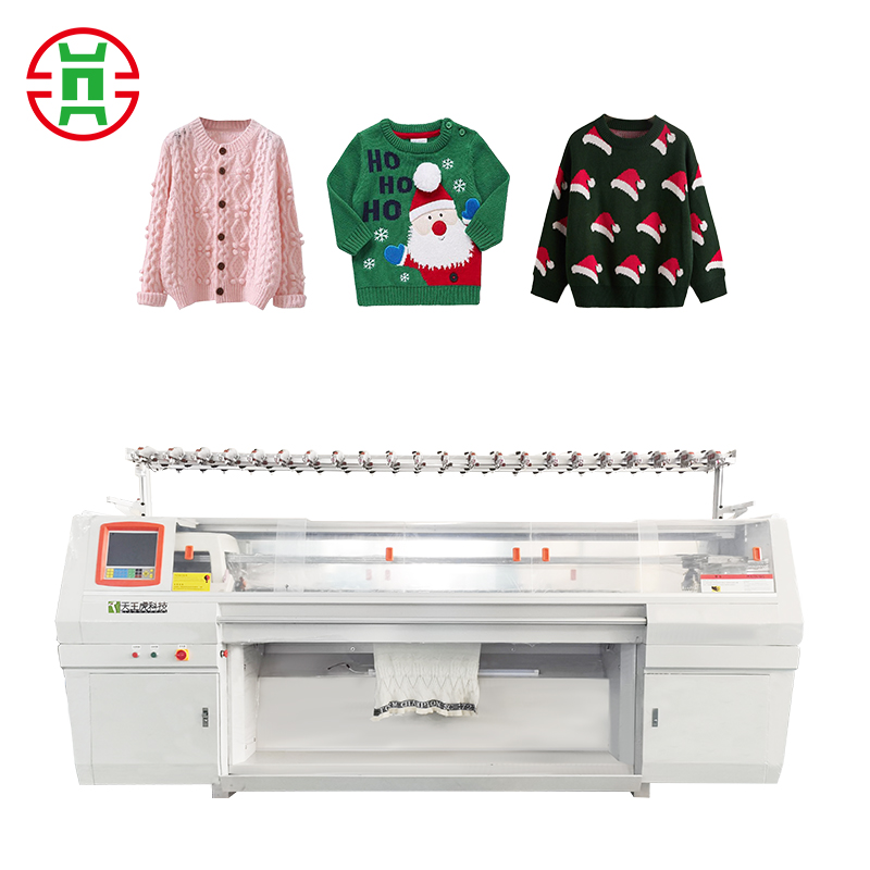 100 Inch Three System Computerized Knitting Machine 