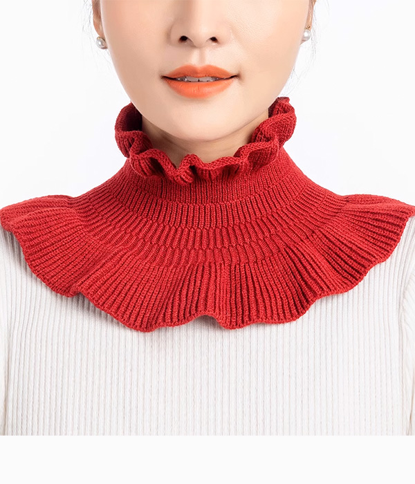 Lady 's collar is knitted by Changhua Collar Knitting Machine
