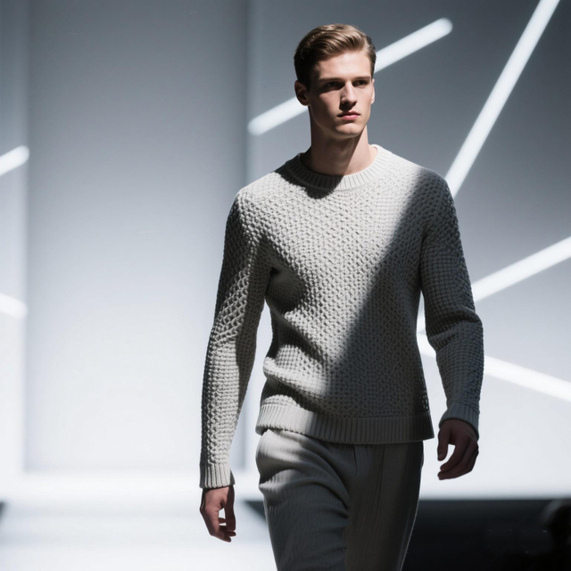 Sweater For Computerized Flat Knitting Machine