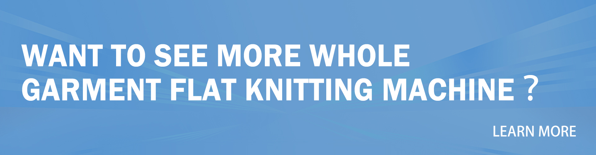 do you Whole Garment Flat Knitting Machine