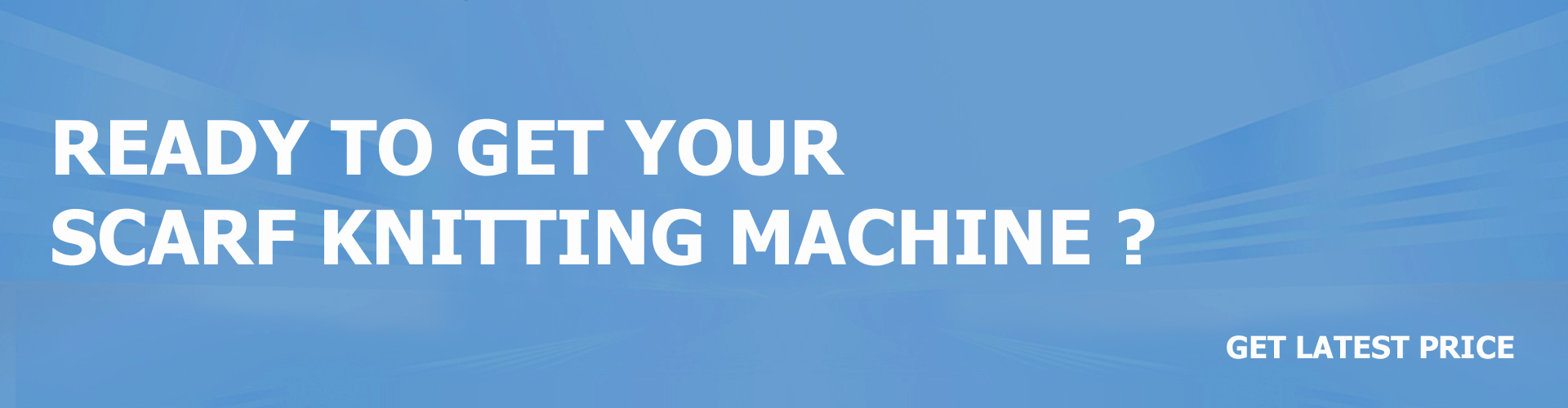 READY TO GET YOUR SCARF KNITTING MACHINE