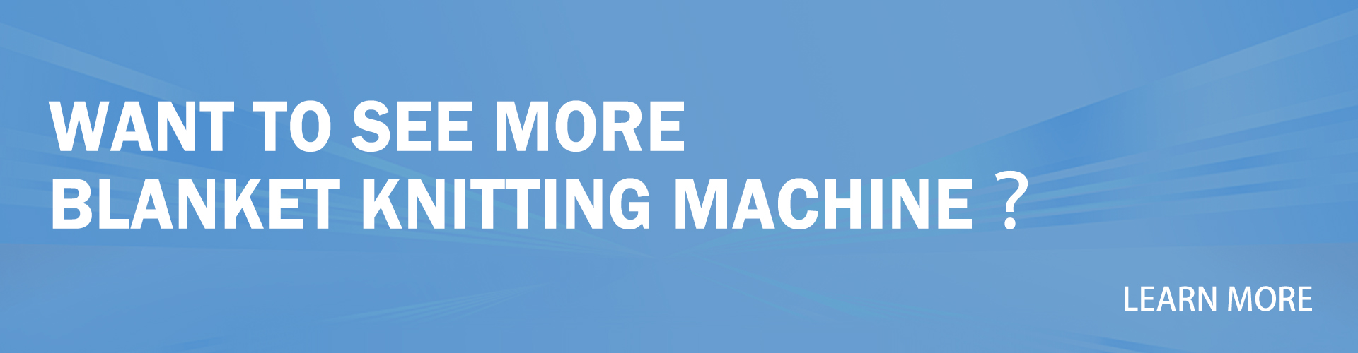 do you Blanket Knitting Machine