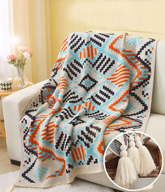Fashion Blanket For Blanket Flat Knitting Machine