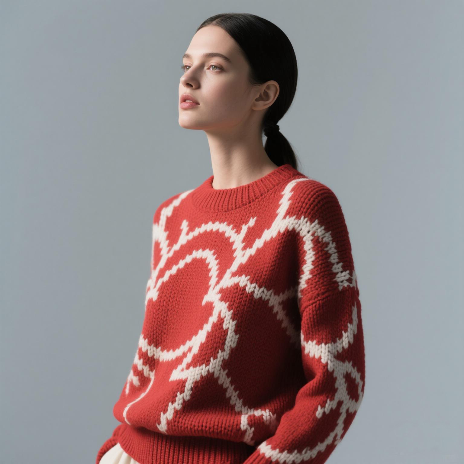 Sweaters Semi Automatic Flat Knitting Machine