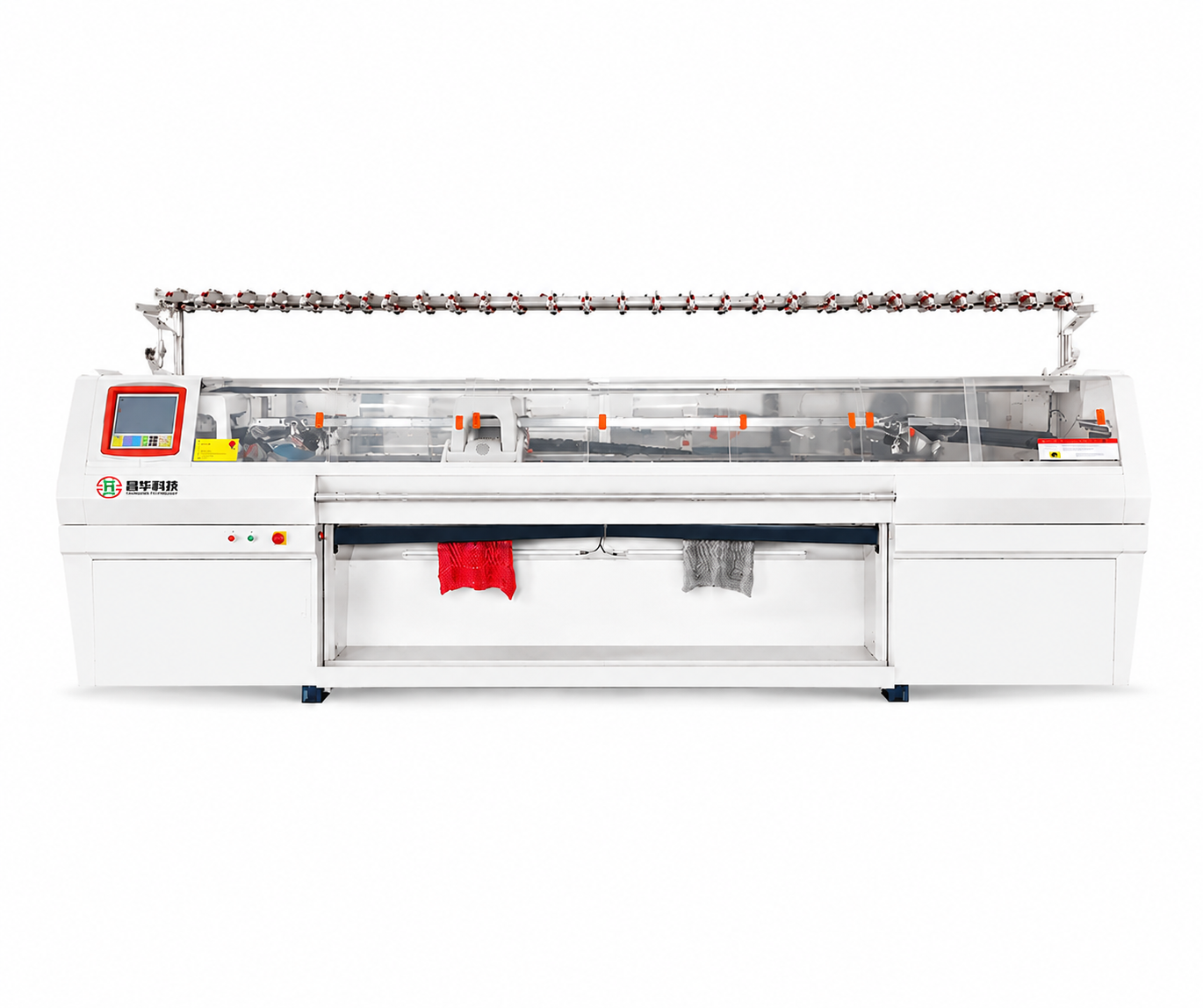 80 Inch 2+2 System Computerized Sweater Flat Knitting Machine - Changhua