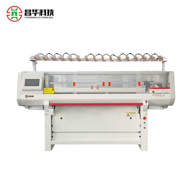 simple double system sweater flat Knitting machine - Changhua